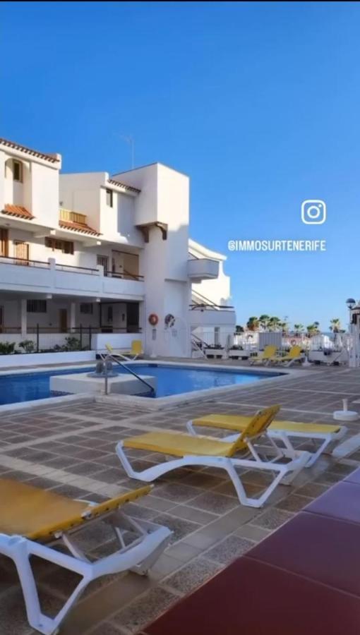 Апартаменты Parque Margarita, Terraza Vista Piscina Лос Кристианос Экстерьер фото