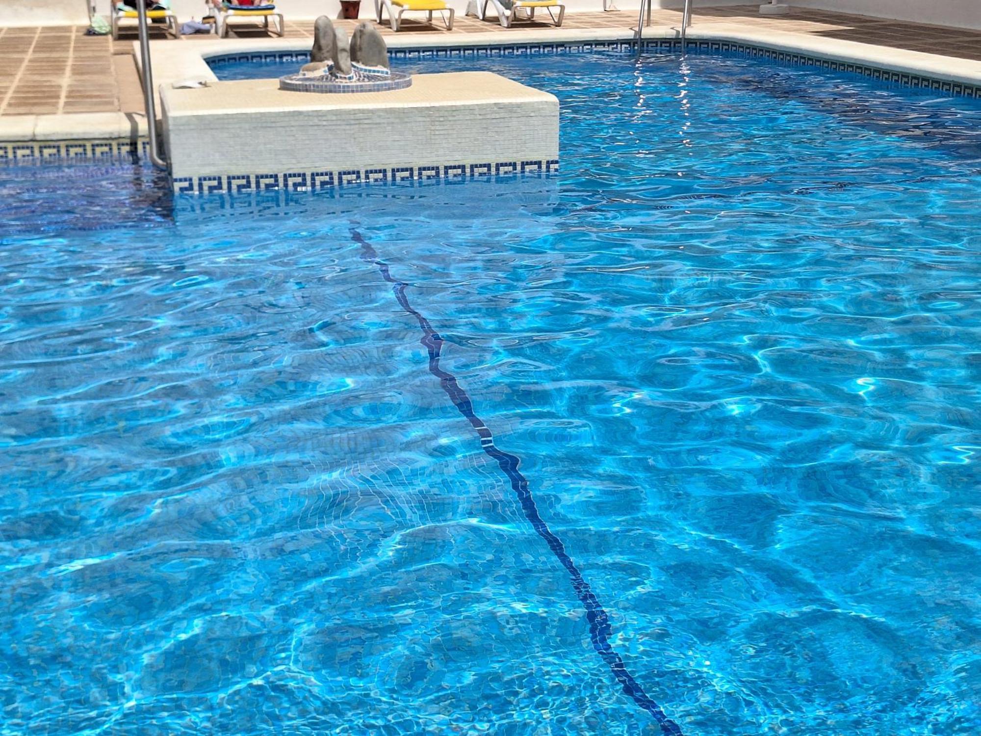 Апартаменты Parque Margarita, Terraza Vista Piscina Лос Кристианос Экстерьер фото